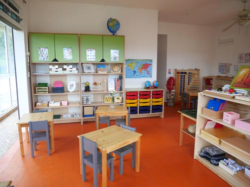 école maternelle montessori Mes Tendres années, salle de classe